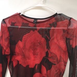 Windsor Mesh Rose Top